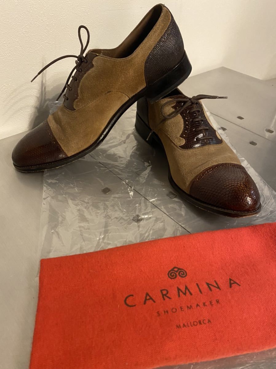 CARMINA カルミーナ スペイン製 ウイングチップシューズ ¥72,000程度