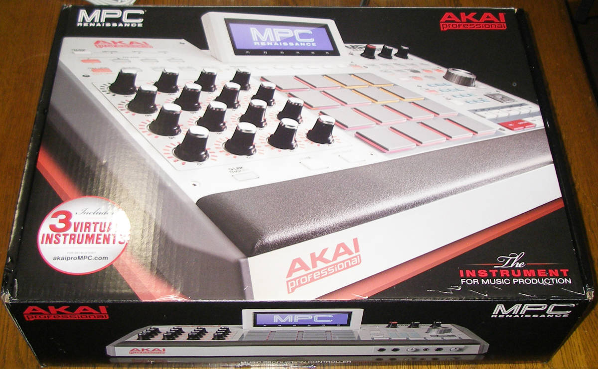 ★AKAI MPC RENAISSANCE MUSIC PRODUCTION CONTROLLER★OK!!★ソフトCD無し。_画像1