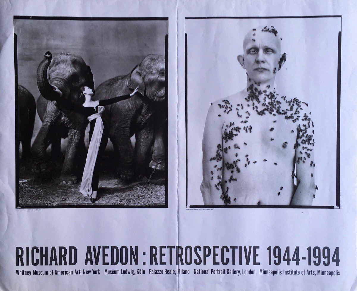 展覧会ポスター『Richard Avedon Retrospective 1944-1994』