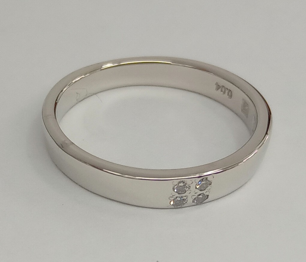 品良く着こなすため リング Pt1000 店舗受取可 指輪 0.04ct ダイヤモンド 4.0g #10 10号 プラチナ プラチナ台