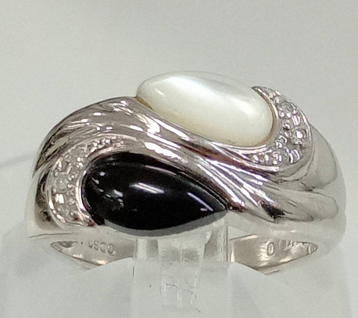 再入荷】 Pt900 ダイヤ リング 8号 0.04ct プラチナ台