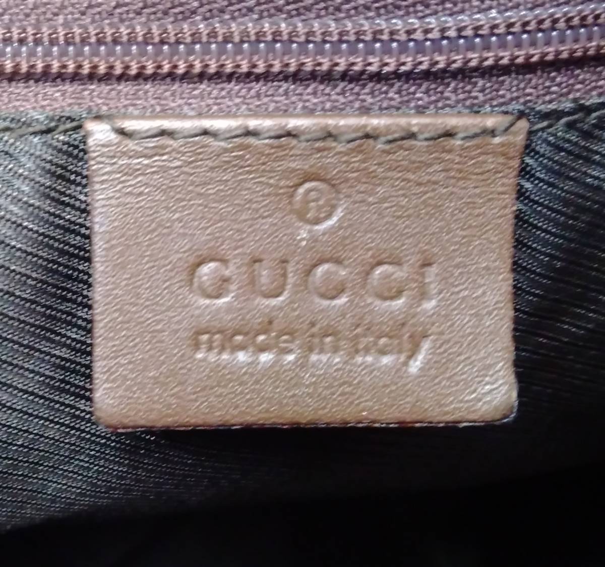 GUCCI グッチ GGキャンバス 00210983444 トートバッグ GG柄 ベージュ系 × ブラウン_画像5