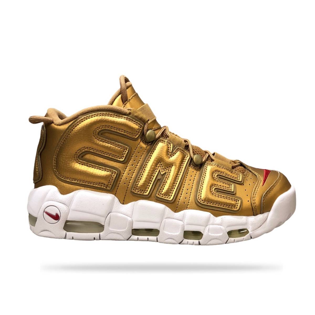 Supreme NIKE AIR MORE UPTEMPO METALLIC GOLD シュプリーム ナイキ エア モア アップテンポ  902290-700 サイズ28.5cm 店舗受取可