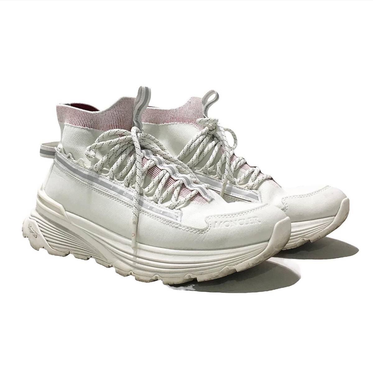 22AW MONCLER Monte Runner スニーカー ホワイト 40 モンクレール 店舗受取可_画像2