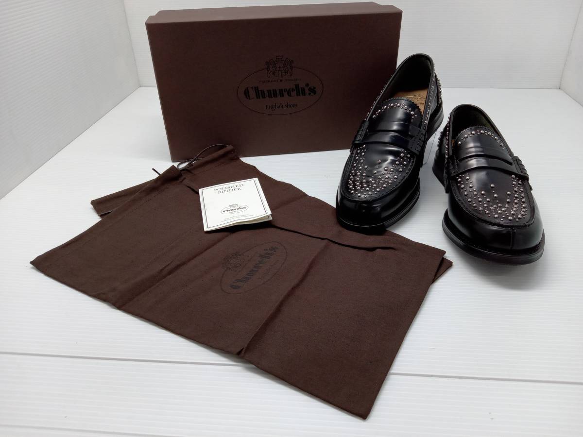 ☆ 美品 箱付き Church's チャーチ PEMBREY MET スダッズ ローファー