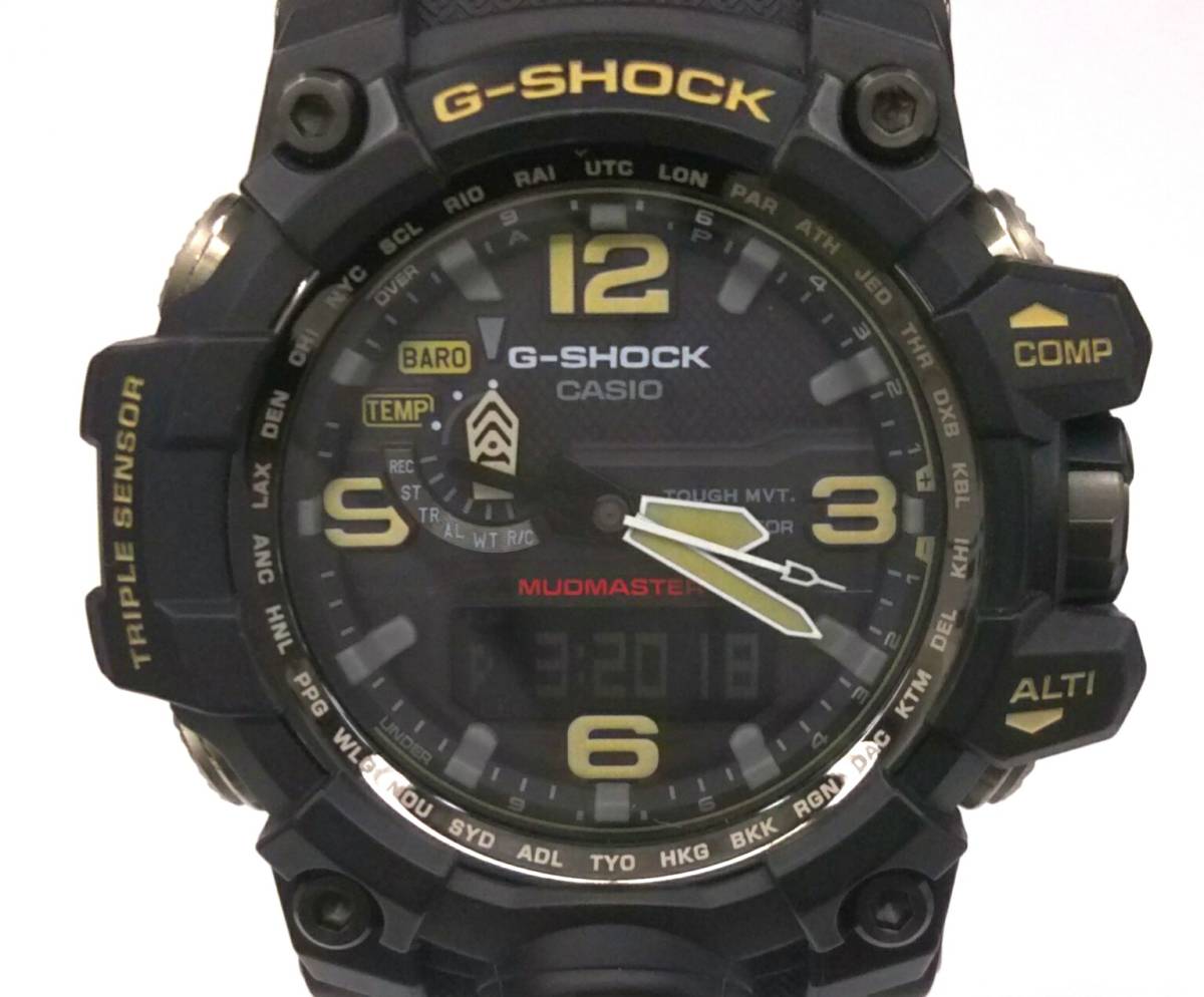 CASIO G-SHOCK MUDMASTER GWG-1000-1AJF メンズ腕時計 電波ソーラー 箱説明書有 店舗受取可 