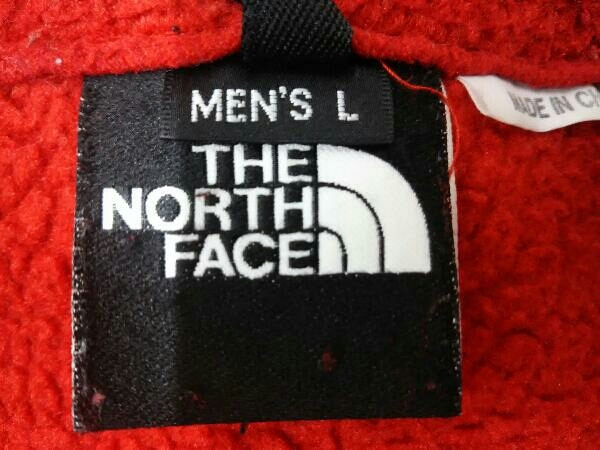 THE NORTH FACE ザ・ノースフェイス デナリ ジャケット NL-3504 フリースジャケット ジップアップ メンズ L レッド×ブラック_画像3