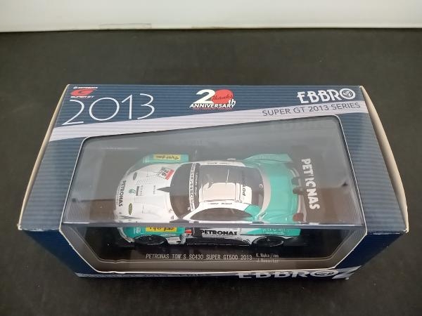 ケースにキズあり EBBRO 1/43 SUPER GT500 PETRONAS TOM'S SC430 2013 No.36 WHITE/GREEN_画像2