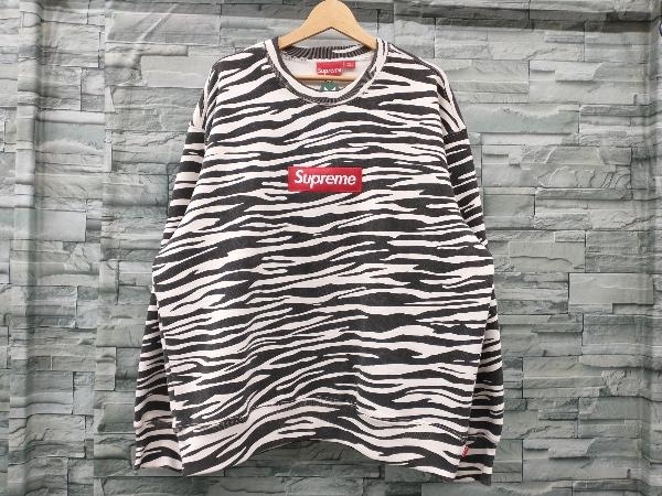 Supreme/22FW/Box Logo Crewneck/Zebra/スウェット/シュプリーム