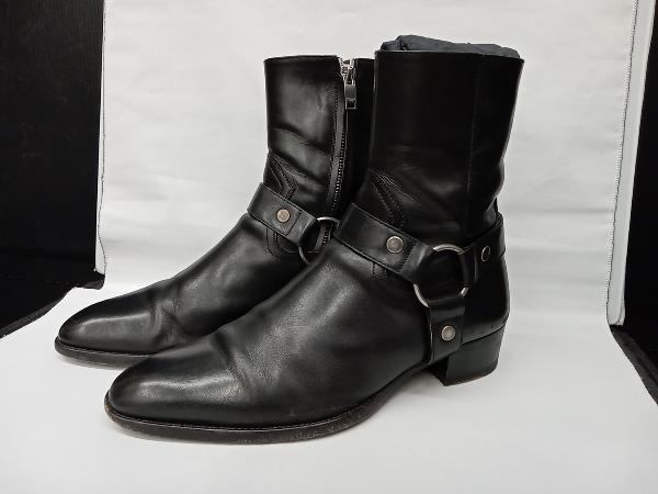 好評豊富な Saint Laurent - サンローランパリ レザー 41 ブラック