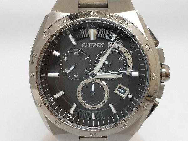 稼働品】CITIZEN ATTESA E610-T018505 電波 ソーラー-