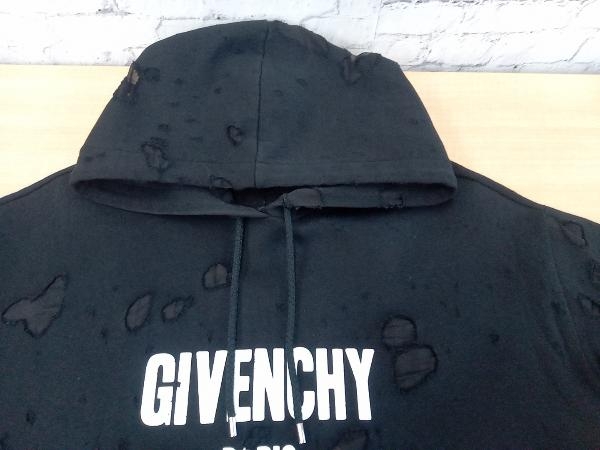 GIVENCHY ジバンシー 18SS DESTROYED LOGO SWEAT PULLOVER デストロイ