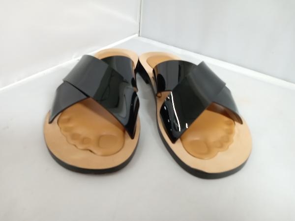 即納!最大半額!】 LOEWE ロエベ クリスクロス ブラック 黒 622002 靴