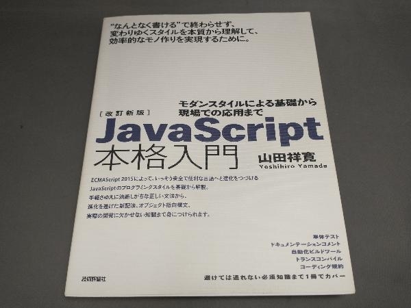 【初版】JavaScript本格入門 改訂新版 山田祥寛_画像1