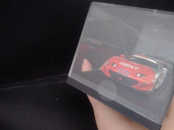 箱、ケース傷みあり EBBRO 1/43 ZENT CERUMO SUPRA SUPER GT 500 CHAMPION 2005 No.38 SILVER/RED_画像4