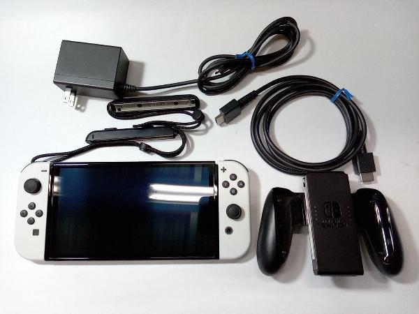 Nintendo Switch(有機ELモデル) Joy-Con(L)/(R) ホワイト(HEGSKAAAA) ※箱・ドックなし