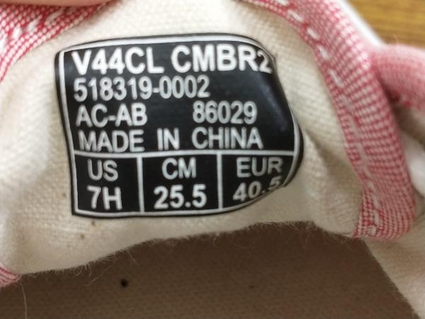 VANS バンズ オーセンティック キャンバス スニーカー V44CL CMBR2 25.5cm レッド_画像9