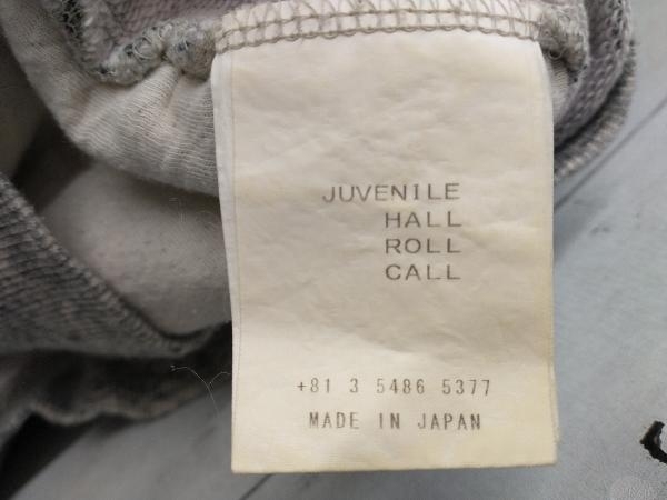 スウェット JUVENILE HALL ROLLCALL 893 日本製 トレーナー 半袖 グレー フリー サイズ 両脇 ポケット 付き_画像7