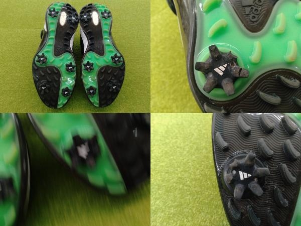 adidas/アディダス　ゴルフシューズ　25cm ブラック×グリーン_画像5