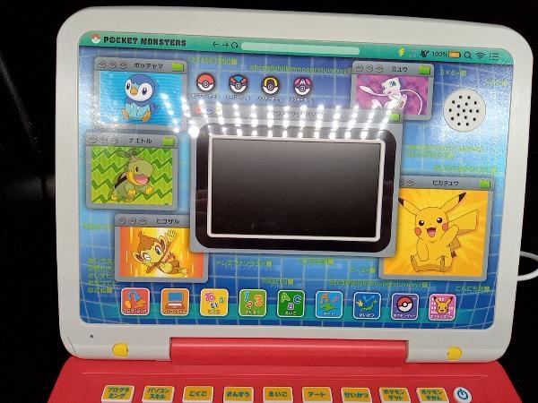 pika. красный temi- мышь .geto персональный компьютер Takara Tommy детский компьютер учеба игрушка Pokemon 