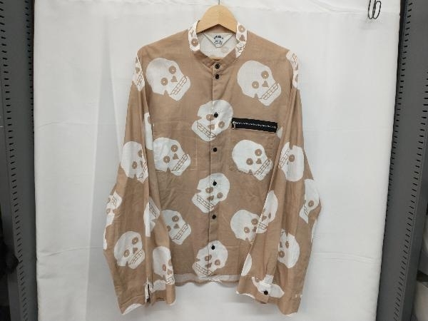 SUNSEA 19SS KEEF’S BOMBER SHIRT／19S15 サンシー 長袖シャツ サイズL クリームブラウン 店舗受取可_画像1