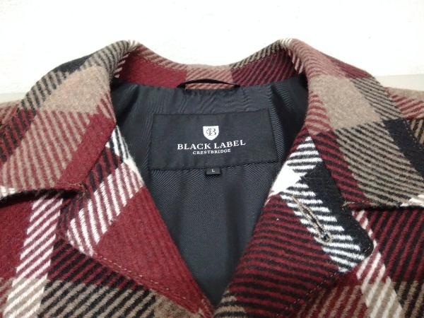 BLACK LABEL CRESTBRIDGE CPOジャケット メンズ Lサイズ レッド