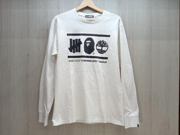 A BATHING APE × UNDEFEATED × Timberland　アベイシングエイプ / アンディフィーテッド / ティンバーランド 長袖Tシャツ ロンT　 L_画像1