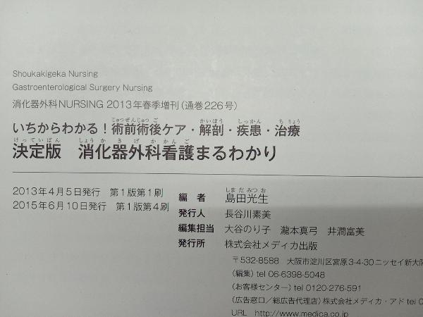 決定版 消化器外科看護まるわかり(2013春季増刊) 島田光生_画像4