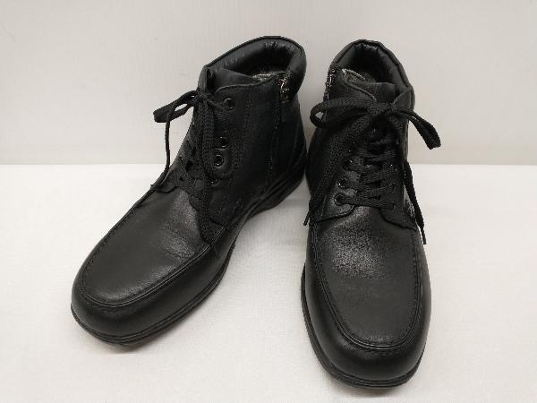 madras Walk SPMW5478 ショートブーツ レースアップブーツ 内側ジップ レザー GORE-TEX レディース 24.5cm 4E ブラック_画像1