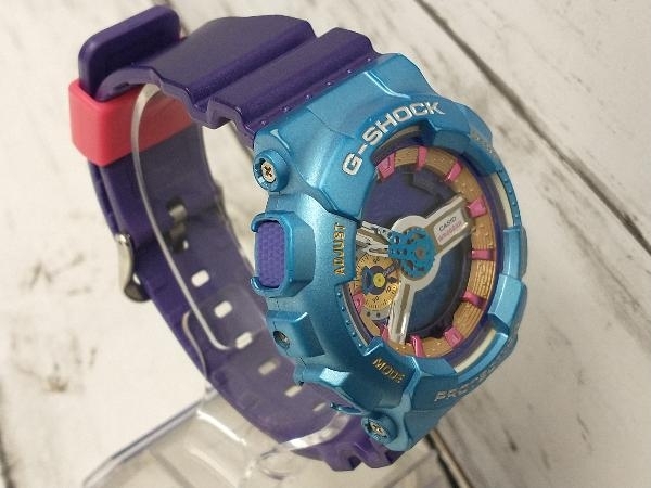 CASIO G-SHOCK 腕時計 カシオ GNA-S110HC パープル ブルー クォーツ_画像4