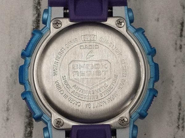 CASIO G-SHOCK 腕時計 カシオ GNA-S110HC パープル ブルー クォーツ_画像8