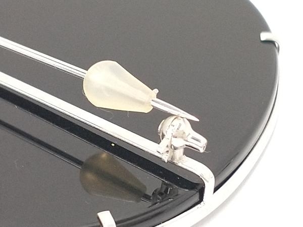 驚きの価格が実現! K18WG 750 カメオトップ ブローチ 18.8g