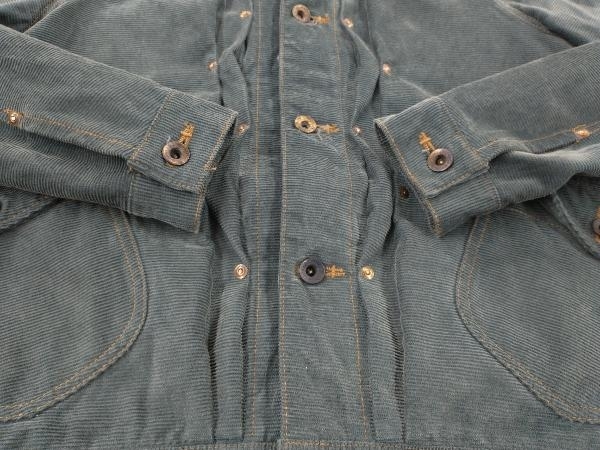 CHAIRMADE RAGLAN SLEEVE CORDUROY JACKET C101-RCD チェアメイド ラグランコーデュロイジャケット 48 グリーン 店舗受取可_画像4