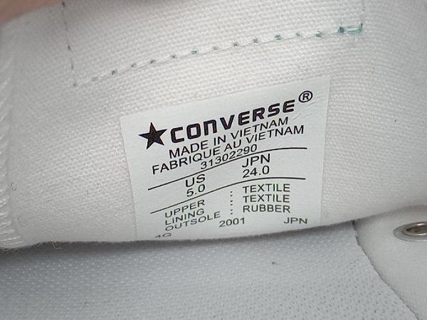 CONVERSE コンバース スニーカー 31302290 約24㎝ レディース ホワイト 白 ALL STARの画像8