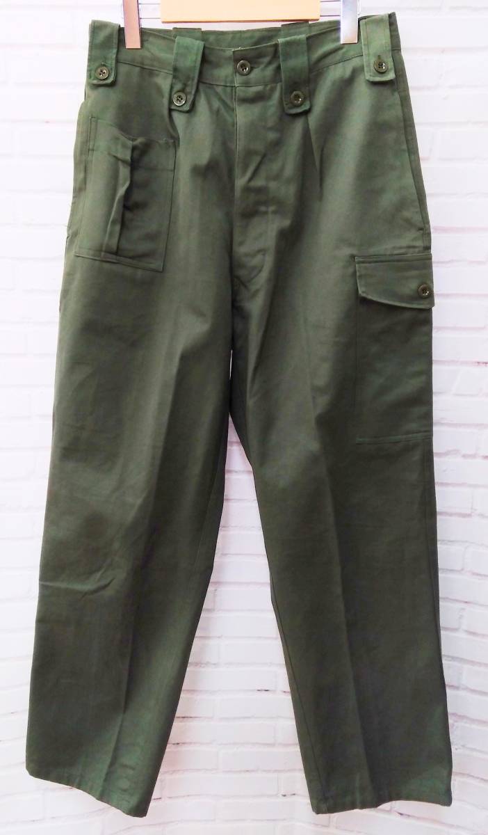 美品 MILITARY / ベルギー軍 / 1960 pattern Combat Trousers 後期 / カーゴパンツ / コンバットトラウザーズ / ミントコンディション