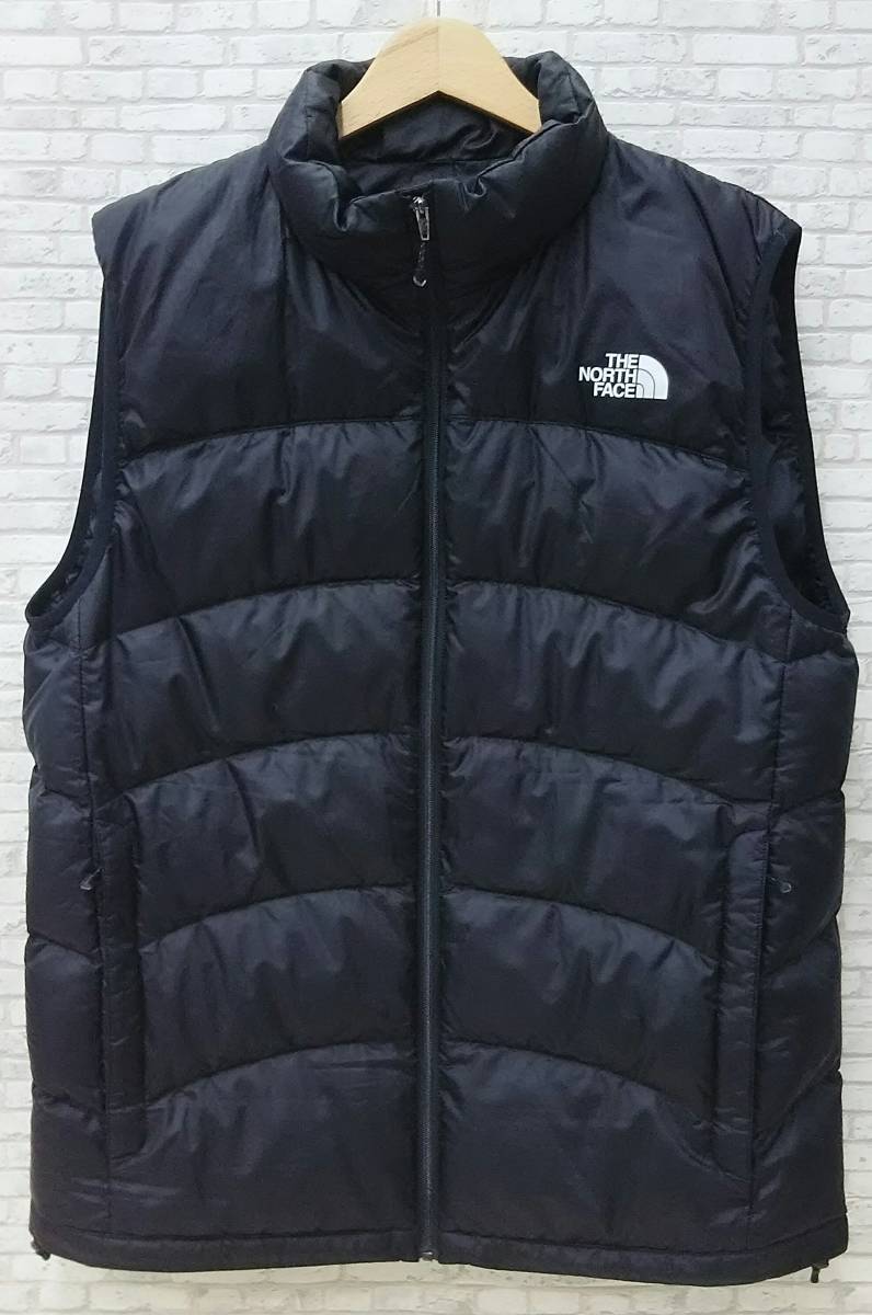 THE NORTH FACE ザ・ノースフェイス Aconcagua アコンカグアベスト ND92243 XXL ブラック 20デニールリップストップナイロン メンズダウン_画像1