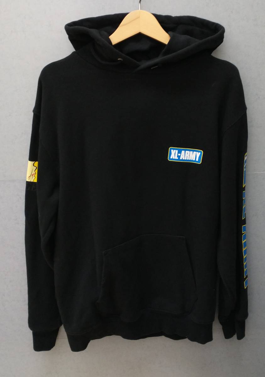 X-LARGE エクストララージ XL-ARMY HOODED SWEAT メンズ パーカー アーミーフードスウェット Lサイズ ストリート_画像1