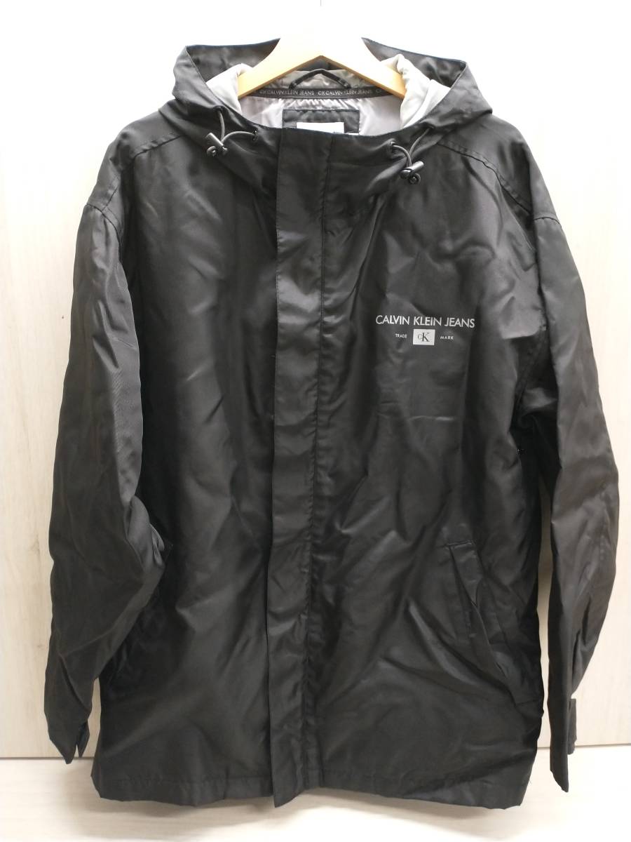 CALVIN KLEIN JEANS カルバンクラインジーンズ ANORAK JACKET 黒 Mサイズ ブルゾン_画像1