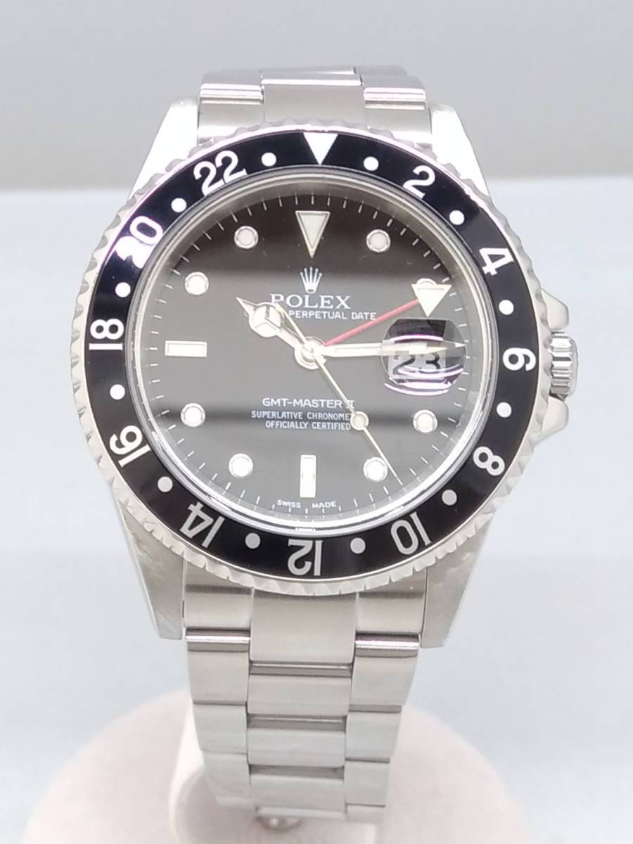 ROLEX ロレックス GMTマスター 16710 Y番 自動巻き 腕時計