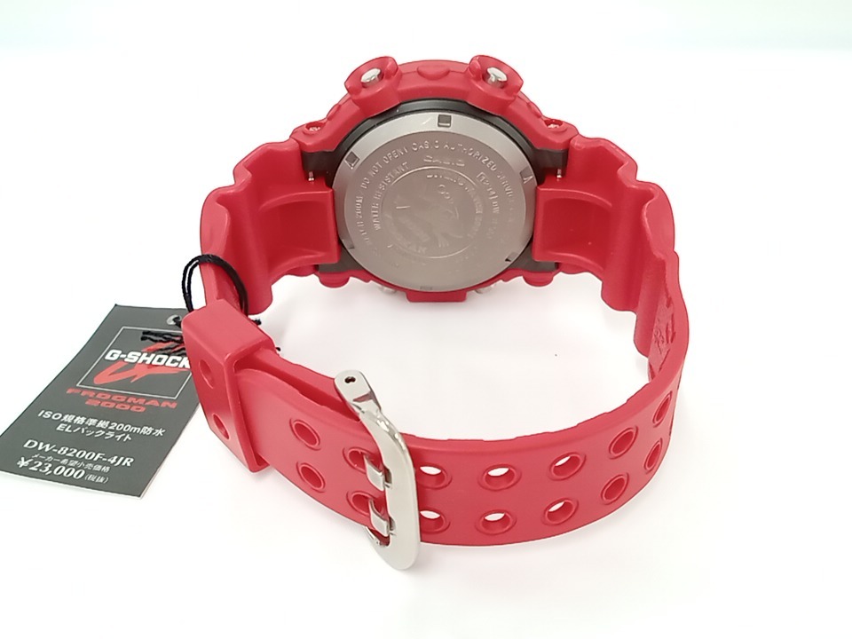 CASIO カシオ G-SHOCK FROGMAN DW-8200F-4JR 赤蛙 2000年特別仕様