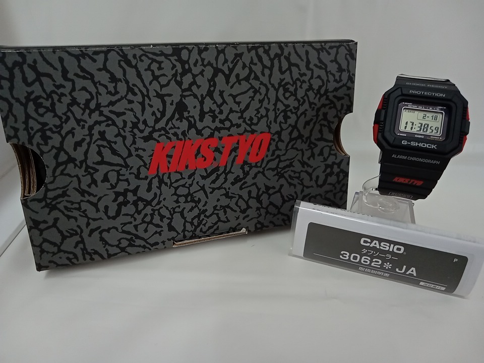 CASIO カシオ G-SHOCK ジーショック G-5500 202***** KIKS.TYOコラボ 腕時計 ソーラー_画像8