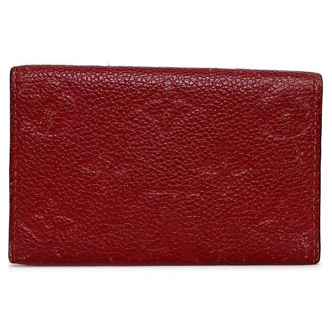  Louis Vuitton 6 ream key case myurutikre6 red scarlet monogram Anne plan toM63708 key 