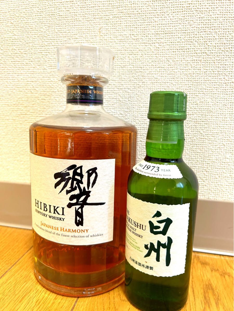 サントリー響700ml&白州180ml(コンビニサイズ) 新品未開封 箱 サントリー響700ml&白州180ml(コンビニサイズ) 新品未開封 箱