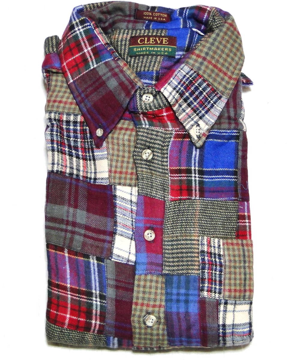 【超お買い得!】 90's クリーブシャツメーカー デッドストック・送料込 クレージーパターン U.S.A in Made CLEVE シャツ BD Lサイズ 【超お買い得!】 90's クリーブシャツメーカー デッドストック・送料込 クレージーパターン U.S.A in Made CLEVE シャツ BD Lサイズ