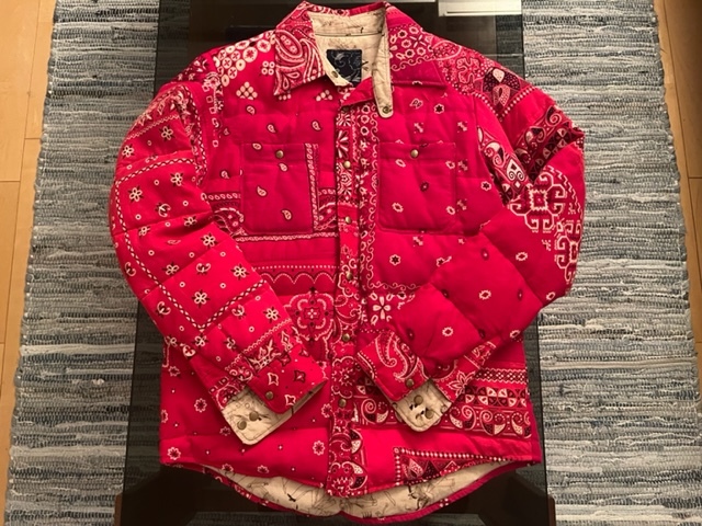 VISVIM / KERCHIEF DOWN JKT / 2 / RED / I.C.T / 泥染 / 新品 / ジョンメイヤー / カニエ / ジェリーロレンツォ / FEAR OF GOD_画像1