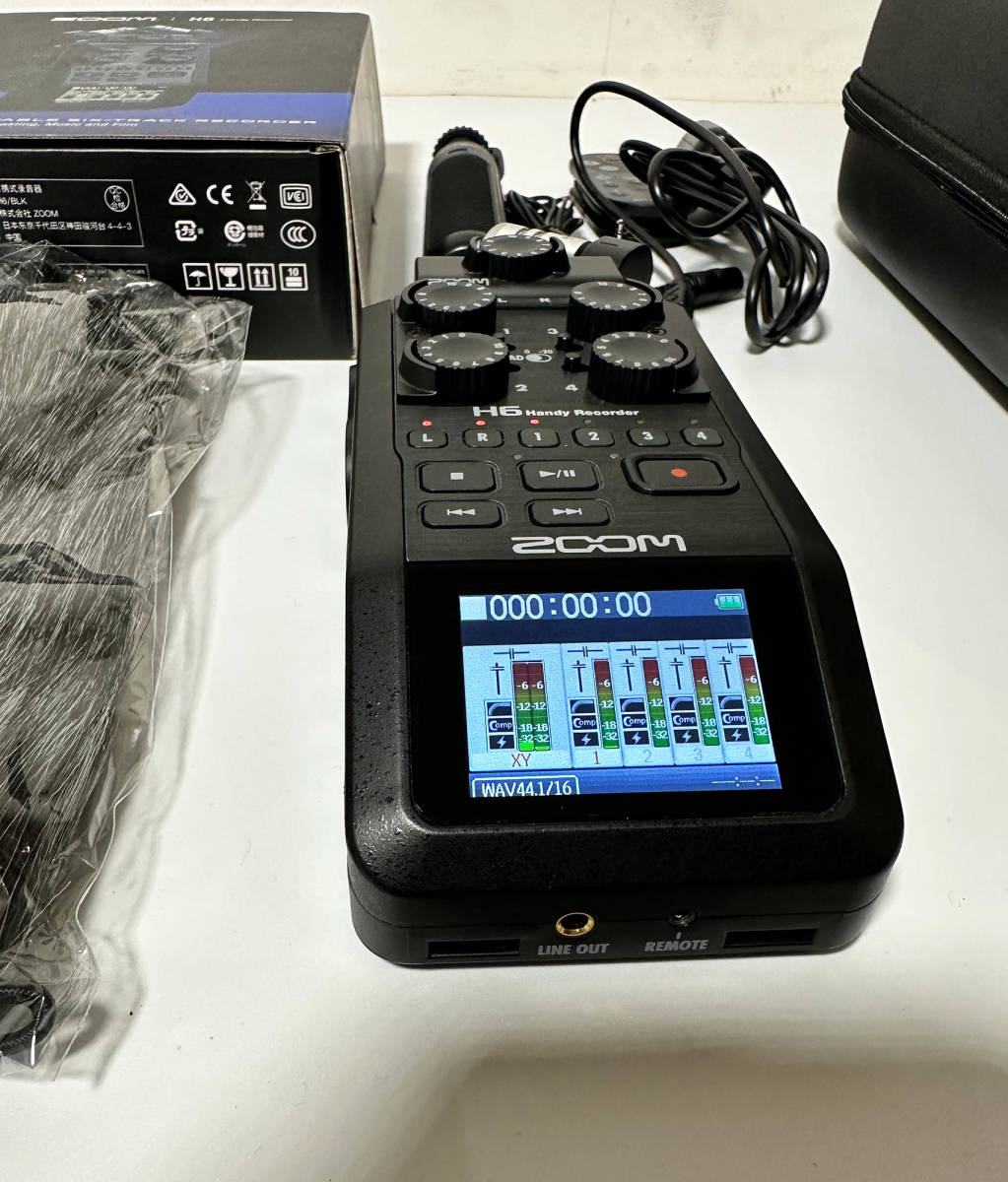 ZOOM H6 ハンディレコーダー + ステレオショットガン (SSH-6) | www