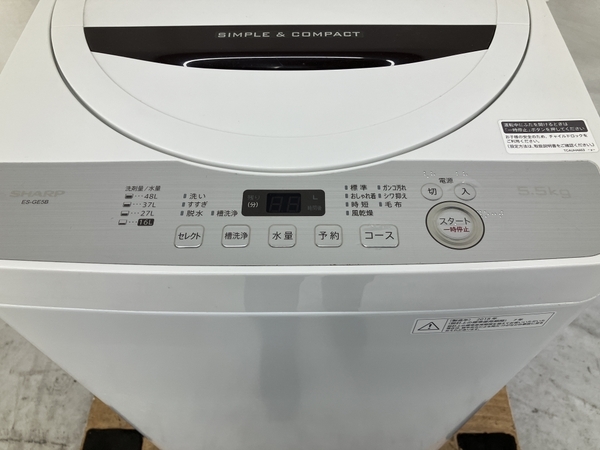 激安特売 全自動電気洗濯機 ＥＳ－ＧＥ５Ｂ－Ｔ ５．５Ｌ シャープ製 