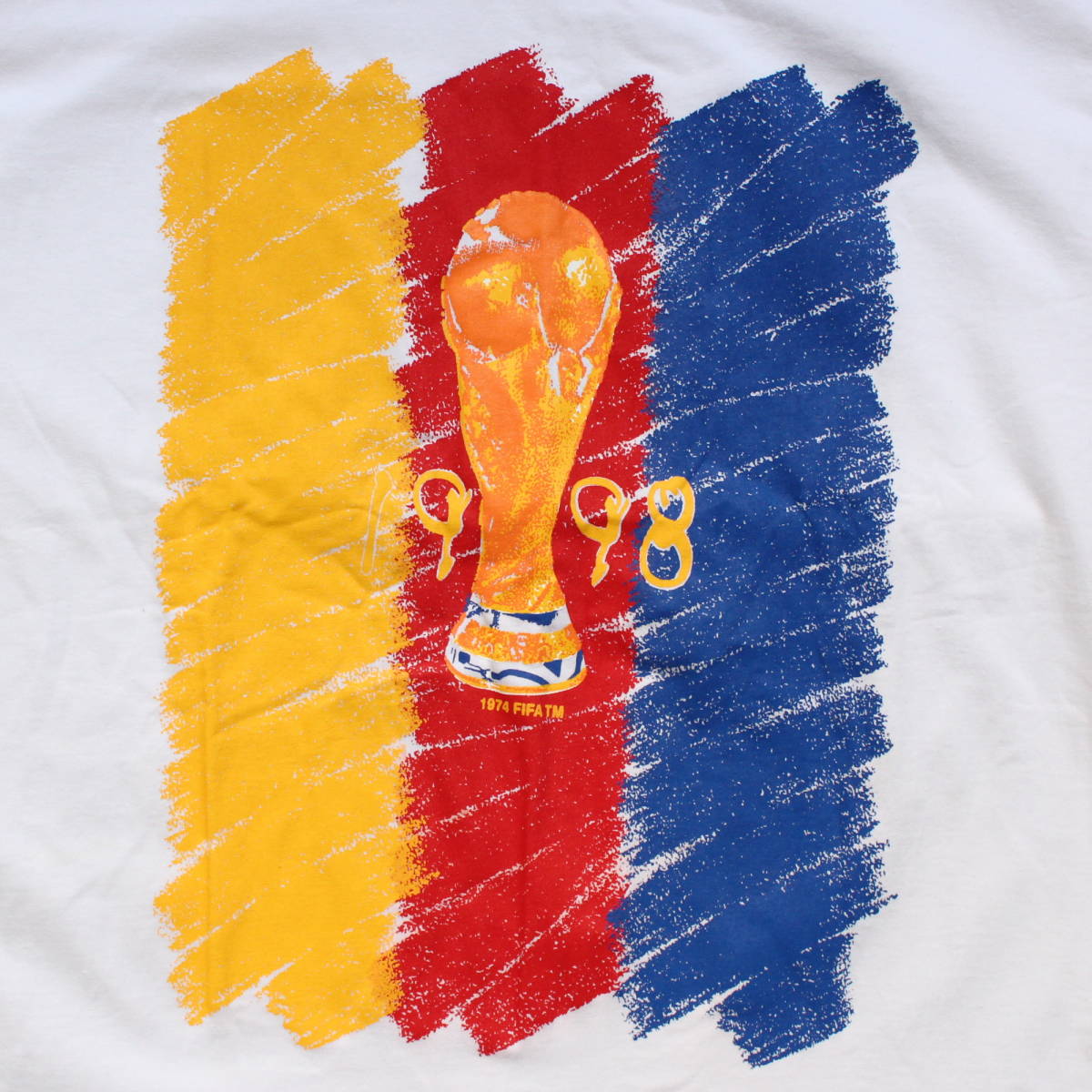 1998年 FIFAワールドカップ W杯フランス大会 adidas Tシャツ 優勝 フットボール サッカー UEFA公式 ヴィンテージ ジダン ブラジルWorld Cup_画像7