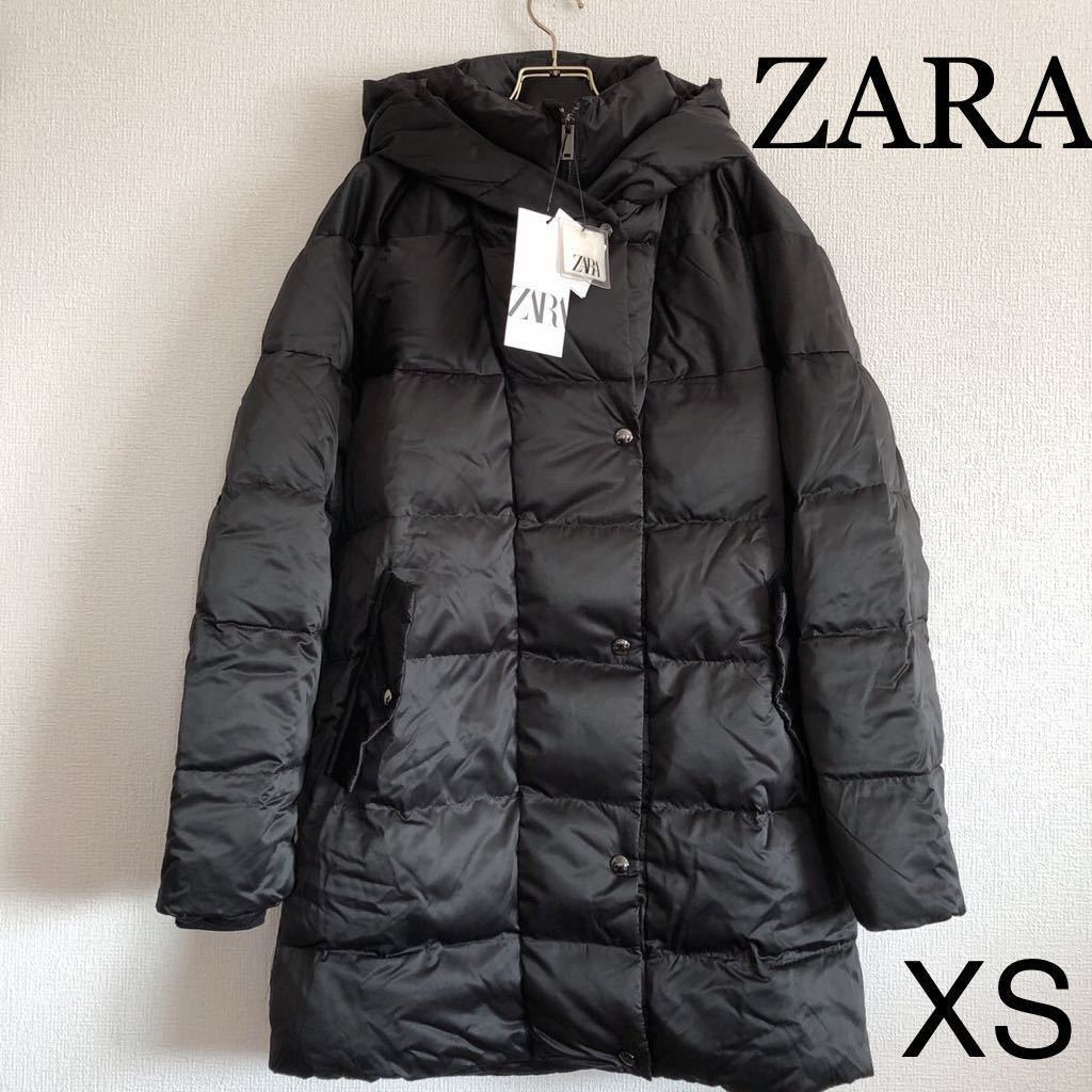  new goods * tag attaching * regular price 16990 jpy ZARA water repelling processing oversize down coat * black *XS