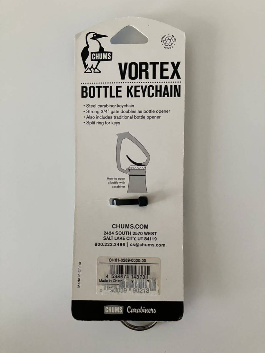 CHUMS( Chums )/ бутылка цепочка для ключей / бутылка устройство открывания * steel kalabina/ брелок для ключа 